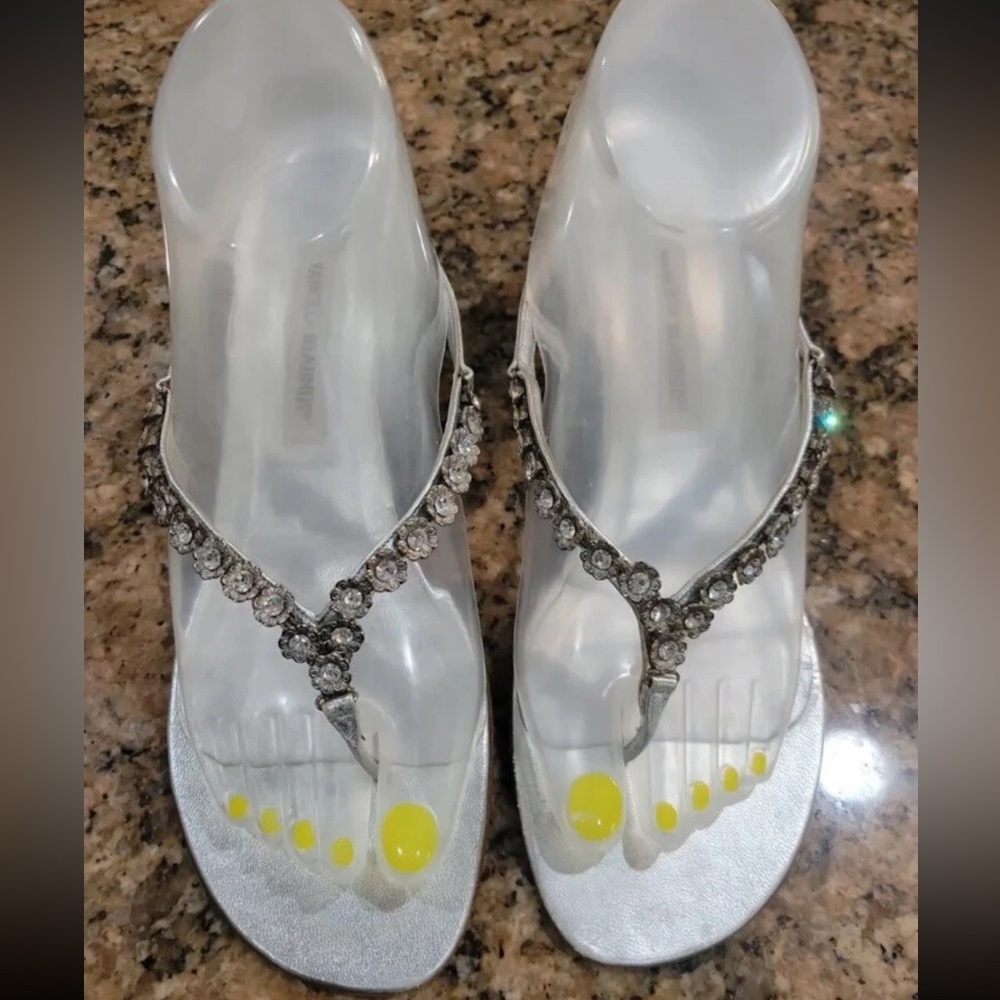Manolo Blahnik Y2K crystal sandal